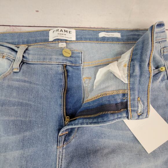 Frame Denim Le High Flare Size 31 Blue Jeans - Picture 4 of 7